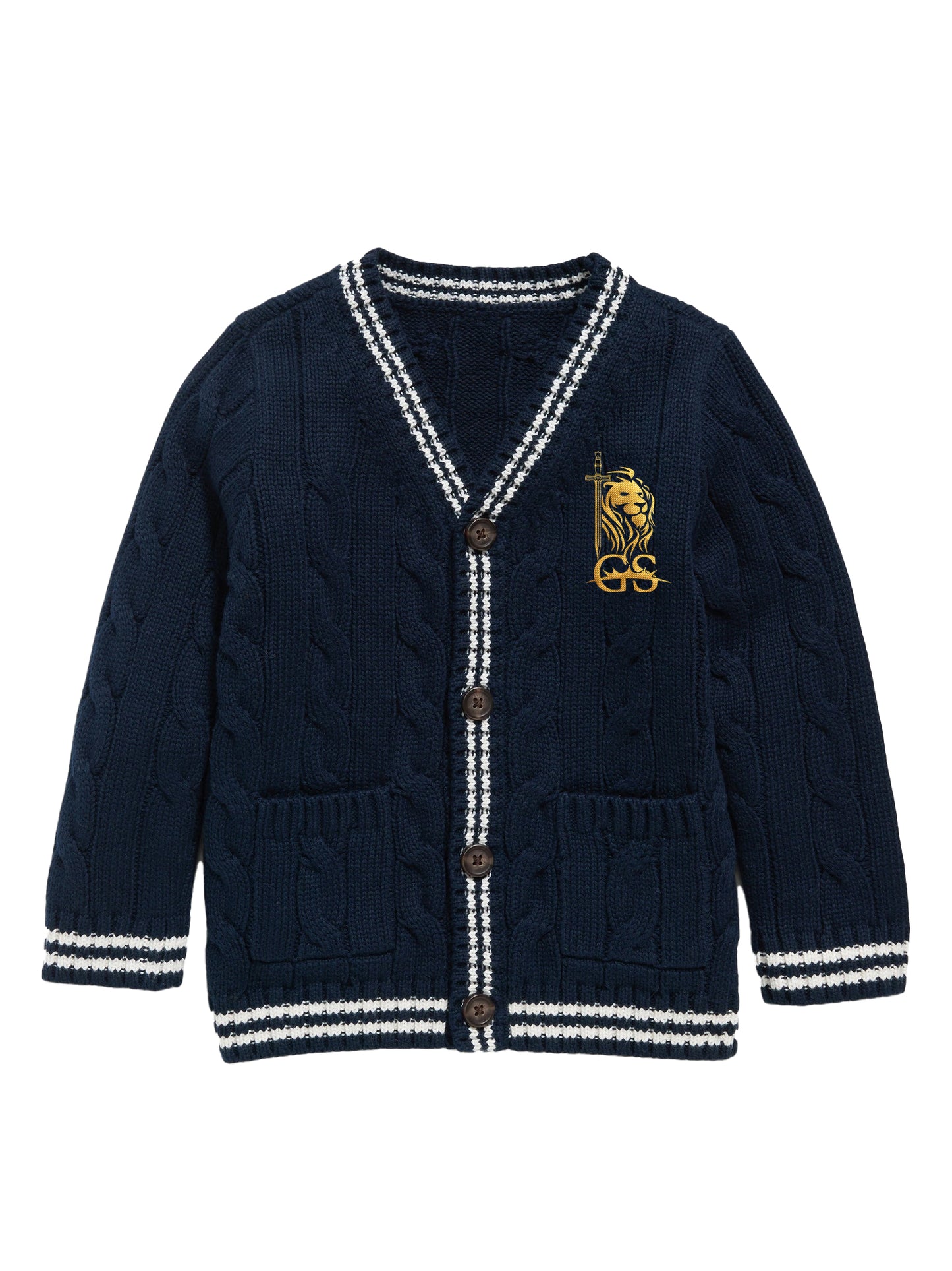 Knitted Button Cardigan Sweater for Toddler Boys